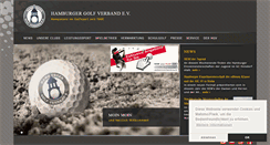 Desktop Screenshot of golfverband-hamburg.de